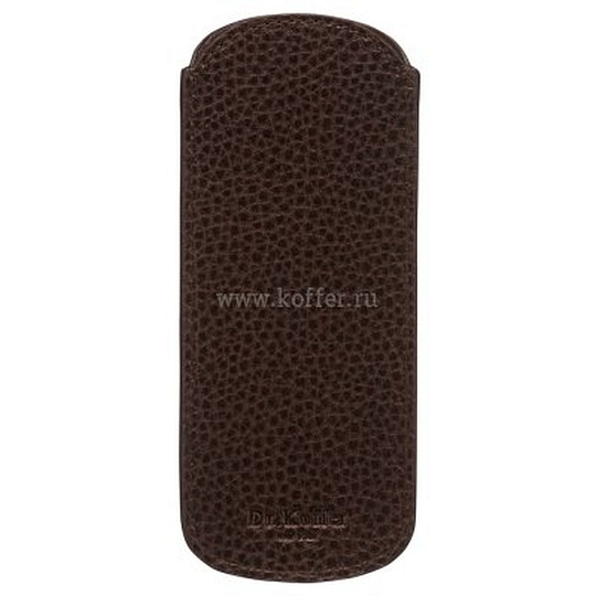 Очечник из темно-коричневой кожи Dr.Koffer X510377-02-09