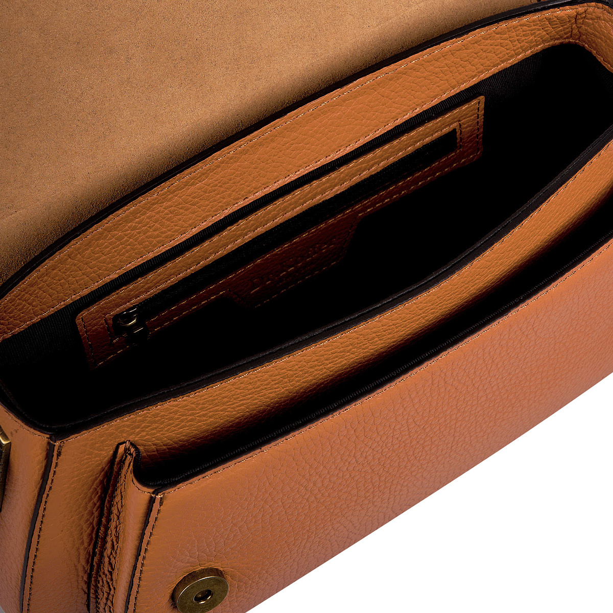 Женская сумка Dr.Koffer из натуральной кожи коричневая