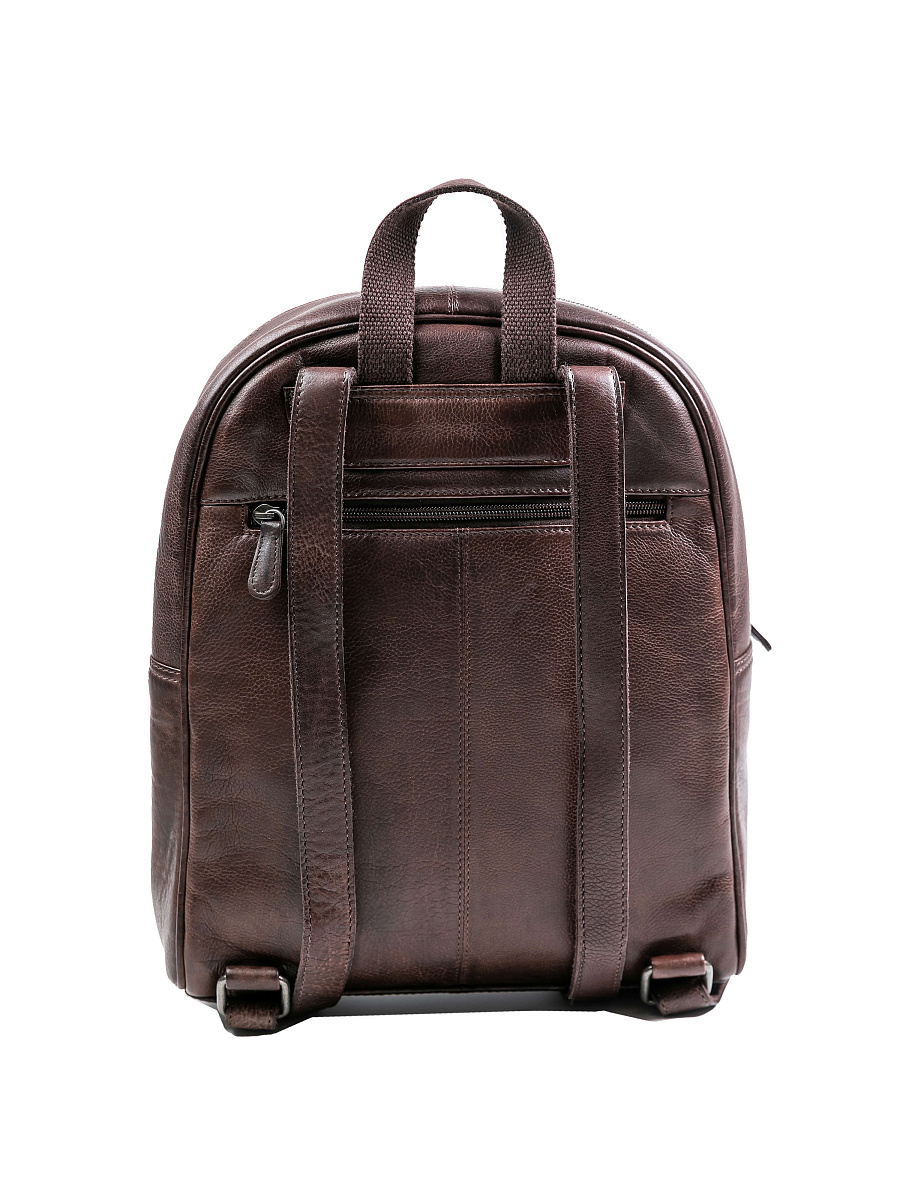 Рюкзак Dr.Koffer из натуральной кожи темно-коричневый