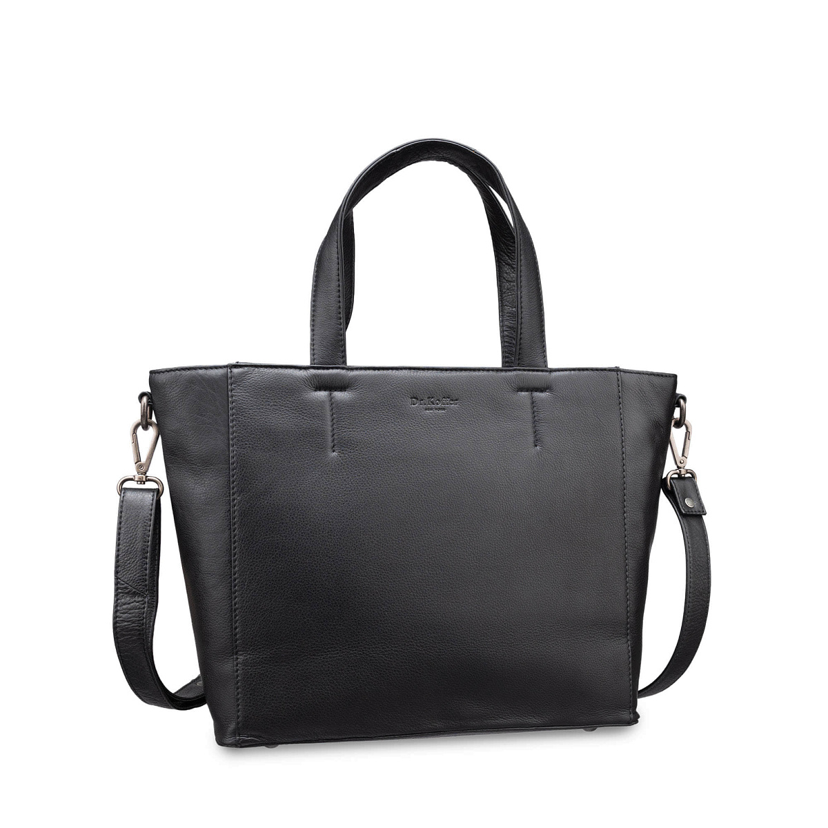 Женская сумка Dr.Koffer из натуральной кожи чёрная