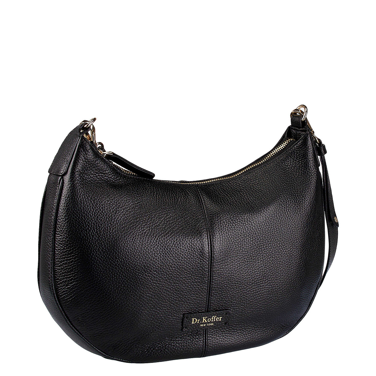 Женская сумка  Dr. Koffer из натуральной кожи черная