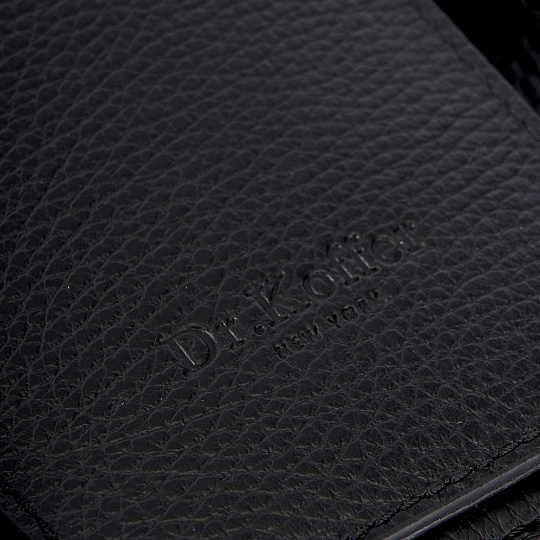 Женская сумка Dr. Koffer из натуральной кожи черная