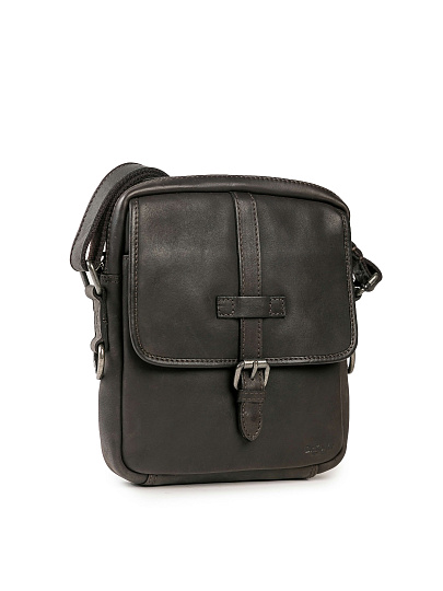 Сумка через плечо Dr.Koffer из натуральной кожи коричневая