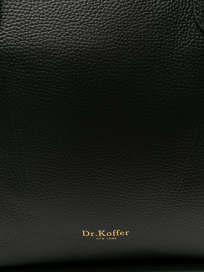 Женская сумка Dr.Koffer из натуральной кожи темно-серая