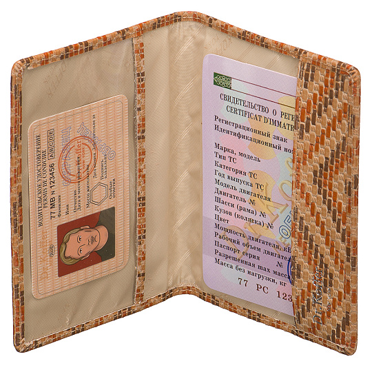 Др.Коффер X510130-166-06 обложка для паспорта
