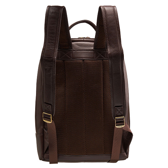 Рюкзак Dr.Koffer из натуральной кожи темно-коричневый