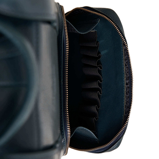 Рюкзак Dr.Koffer из натуральной кожи синий