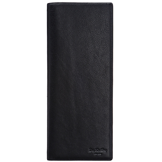 Визитница Dr.Koffer из натуральной кожи черная