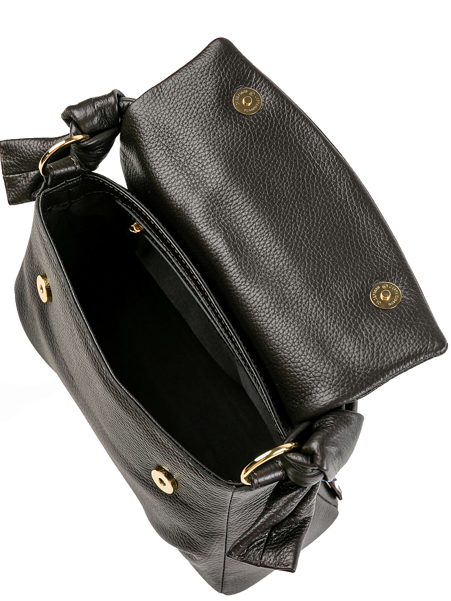 Женская сумка Dr.Koffer из натуральной кожи темно-коричневая