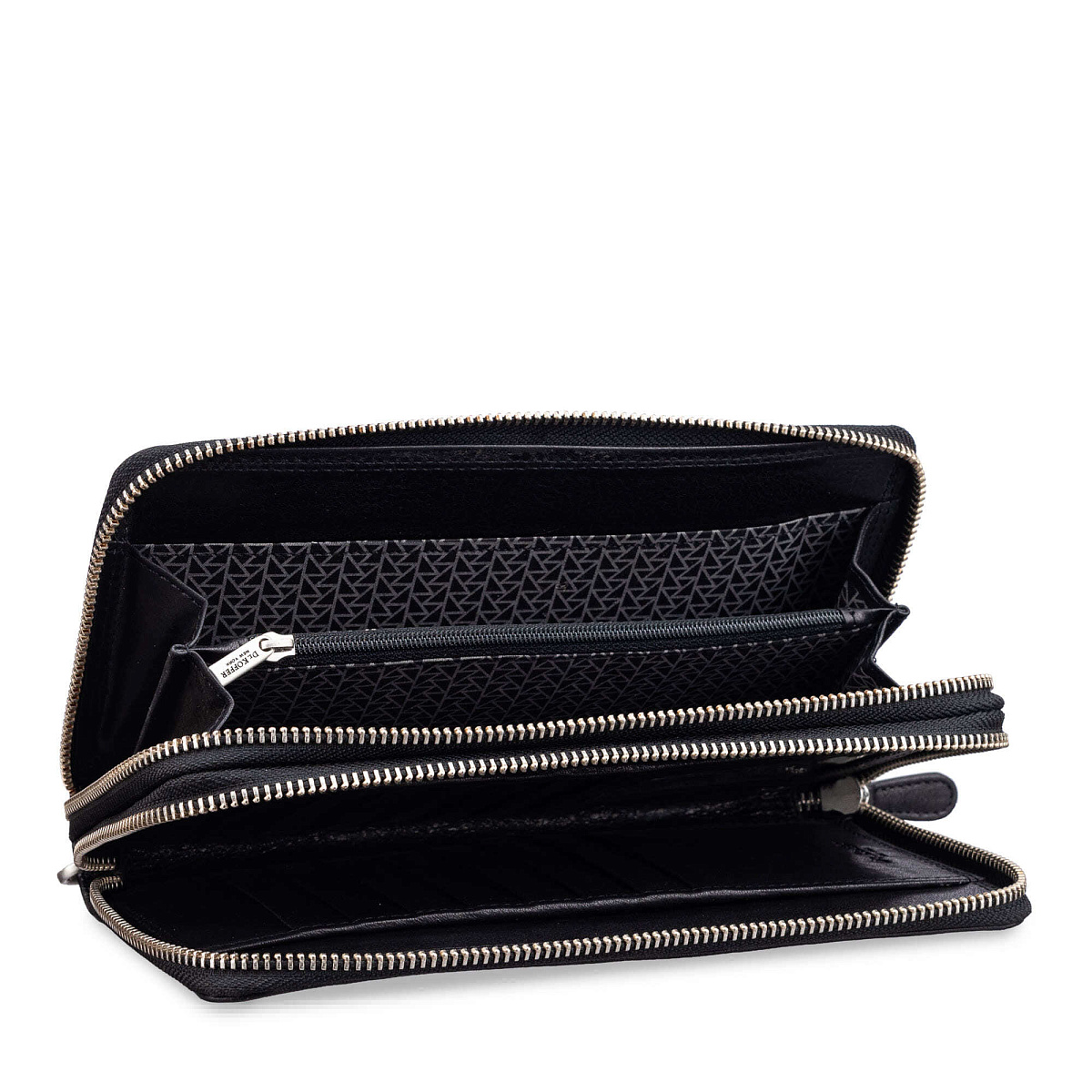 Портмоне Dr.Koffer из натуральной кожи черное