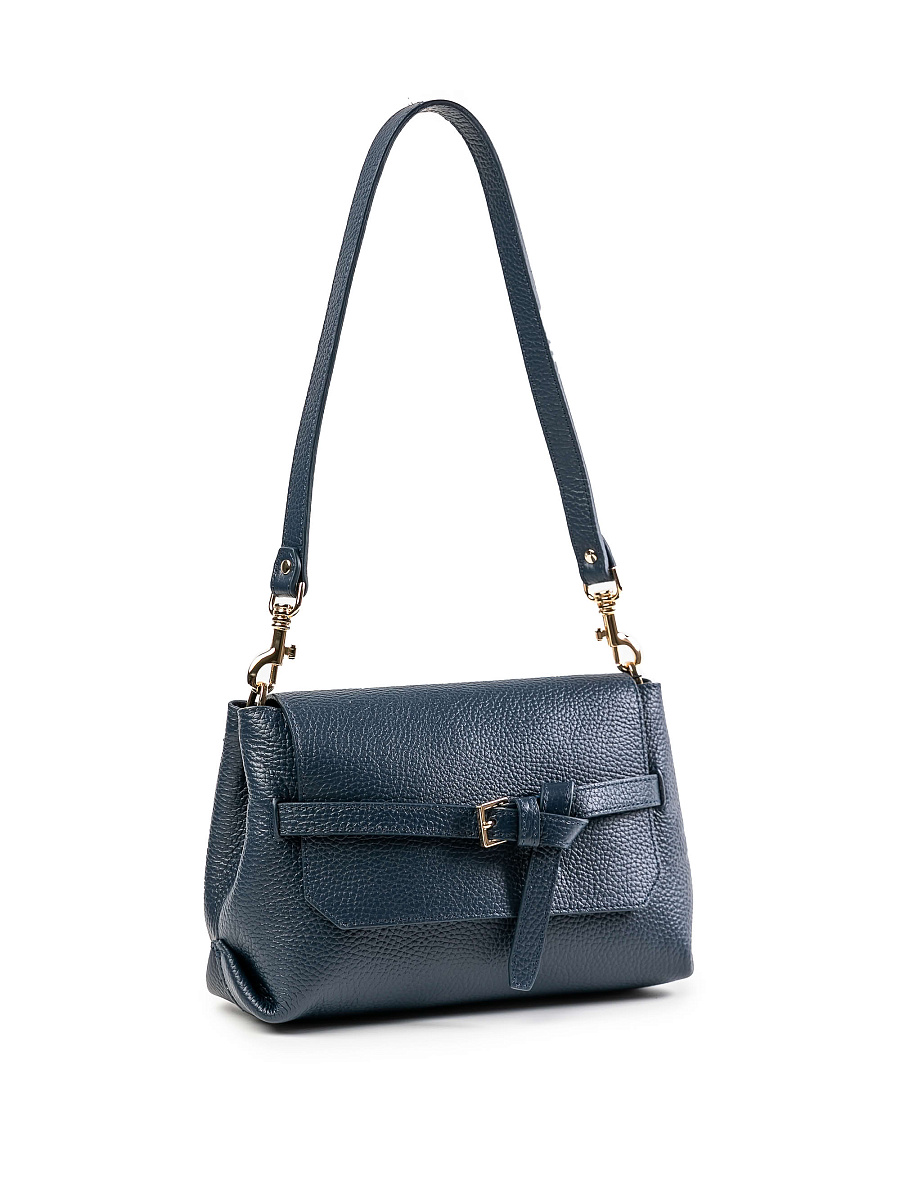 Женская сумка Dr.Koffer из натуральной кожи синяя