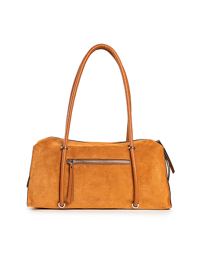 Женская сумка Dr. Koffer из натуральной кожи коричневая