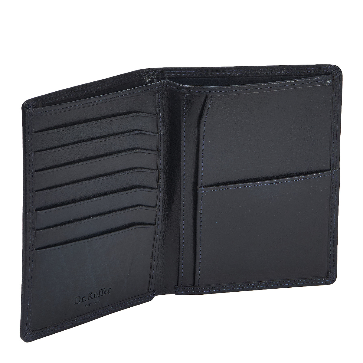 Портмоне Dr.Koffer из натуральной кожи синее
