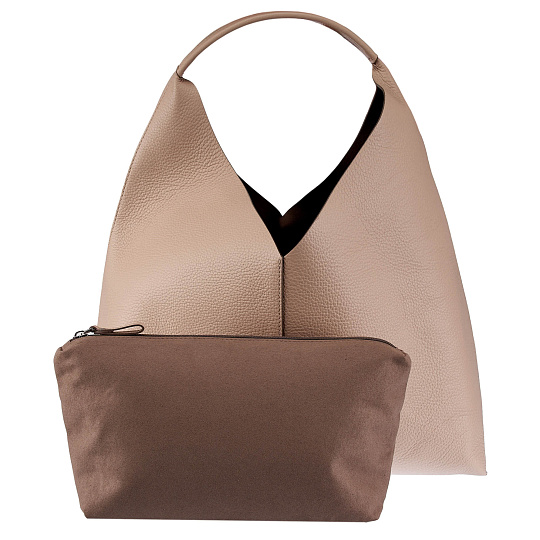 Женская сумка Dr.Koffer из натуральной кожи розовая