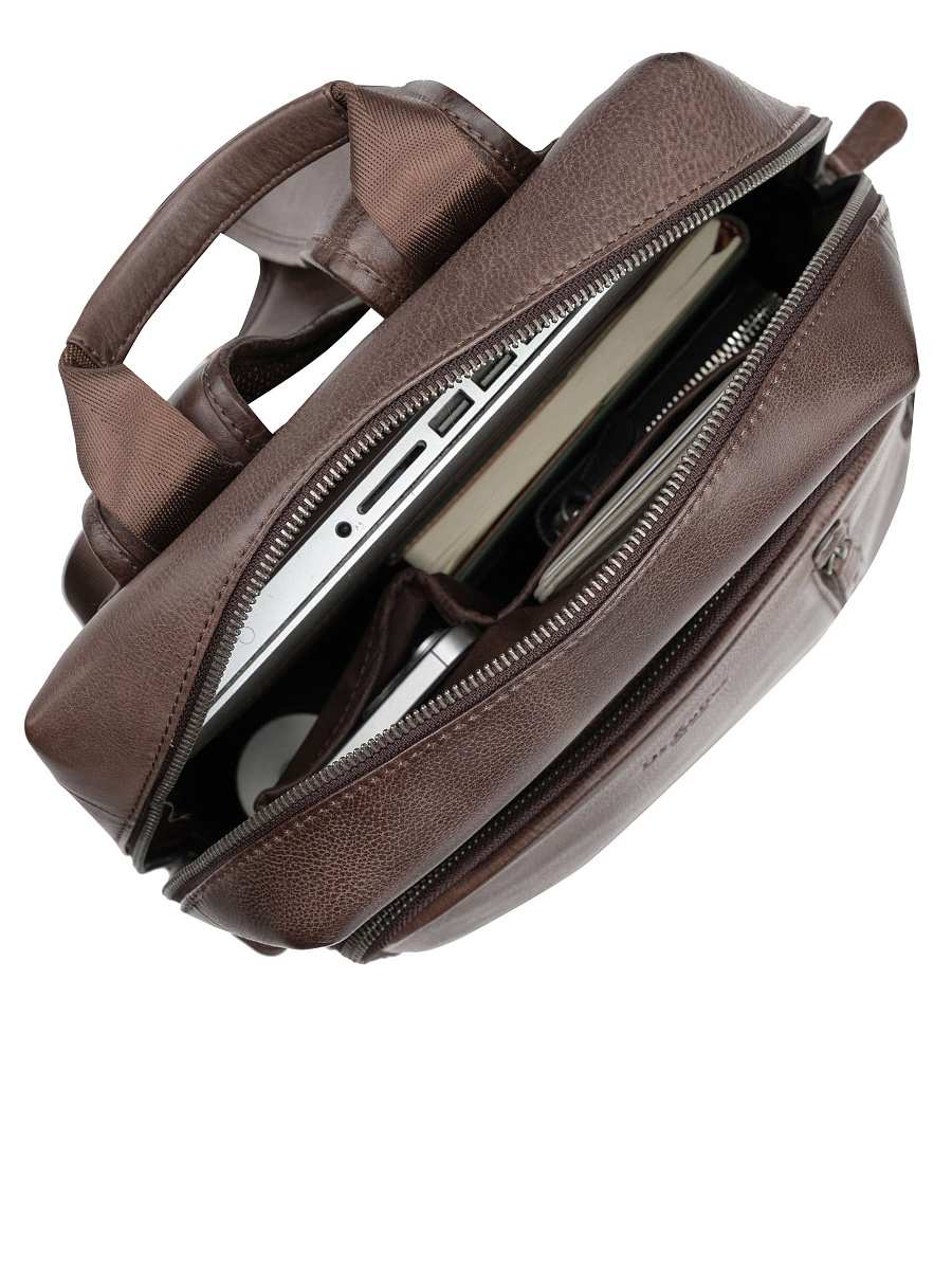 Рюкзак Dr. Koffer из натуральной кожи коричневый