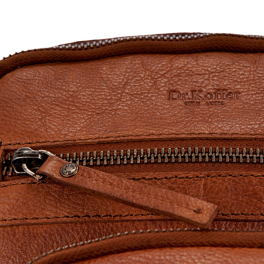 Рюкзак Dr.Koffer из натуральной кожи светло-коричневый
