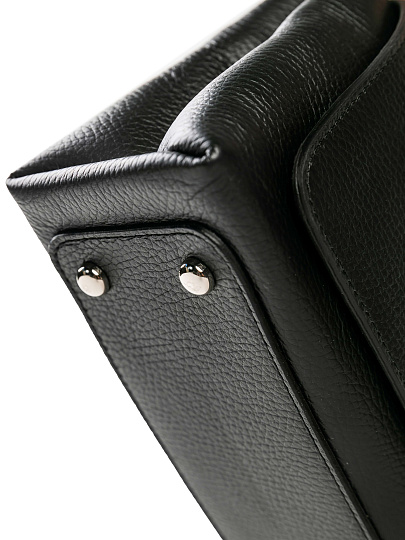 Женская сумка Dr. Koffer из натуральной кожи черная