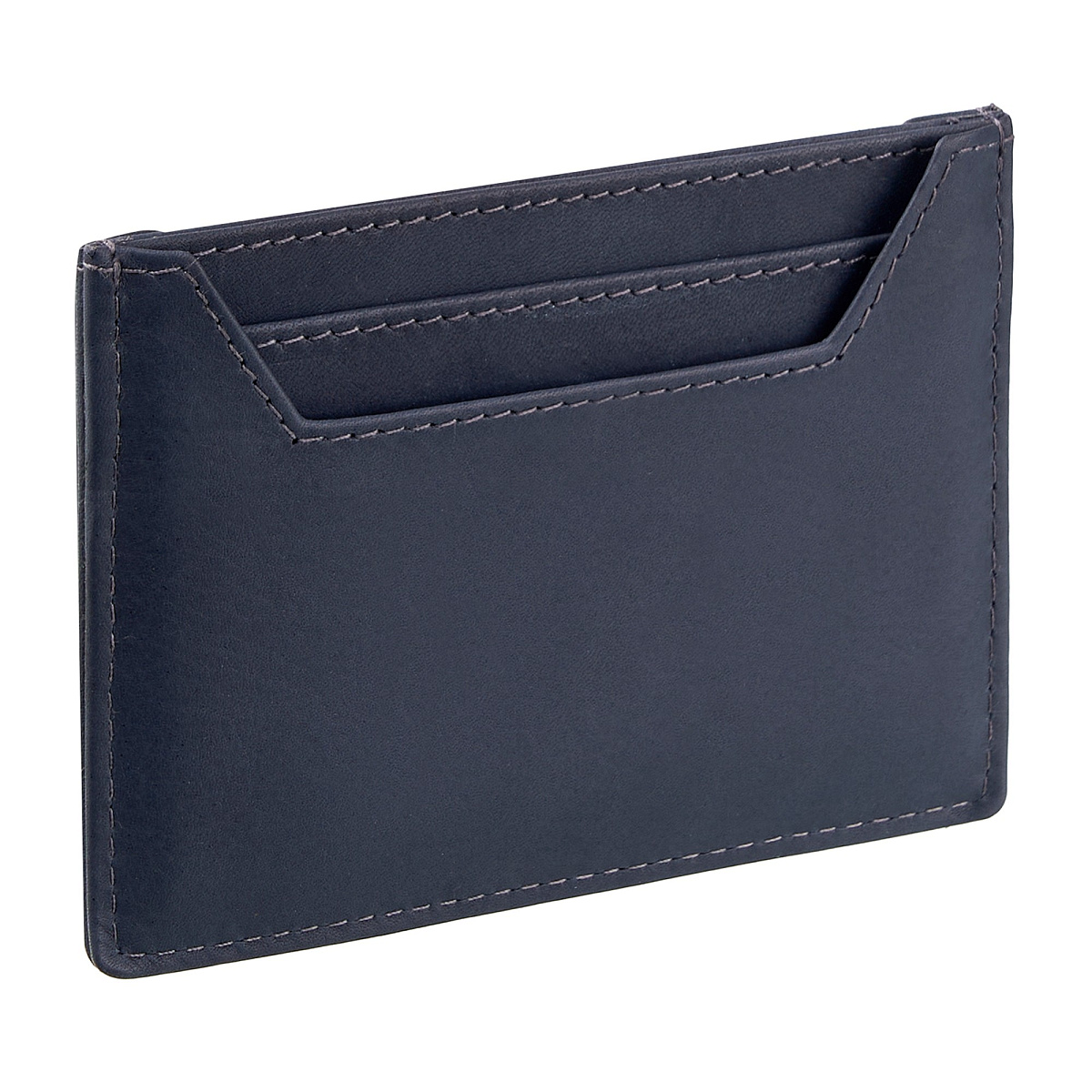 Кредитница Dr.Koffer из натуральной кожи синяя