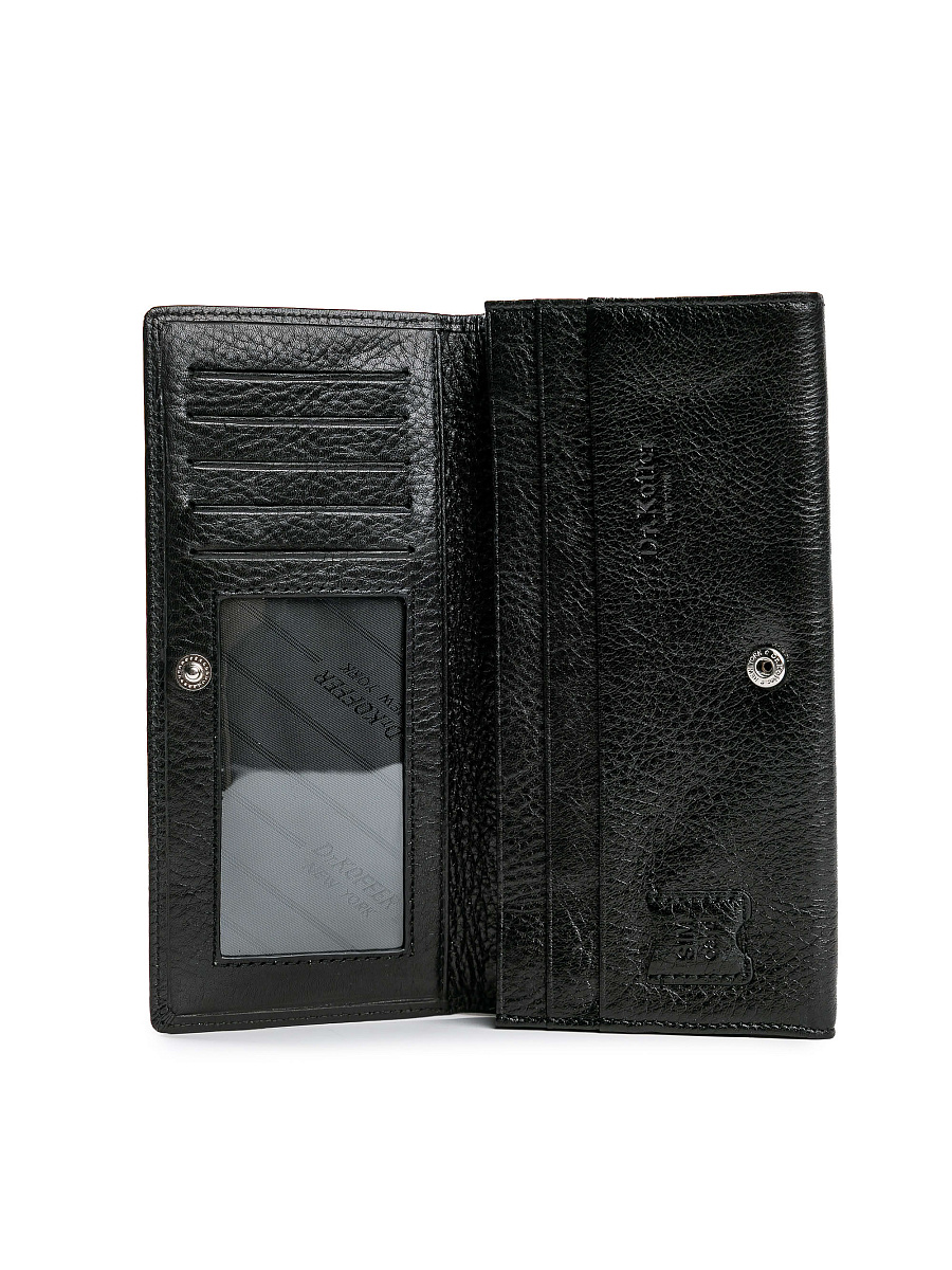 Кошелек Dr.Koffer из натуральной кожи черный