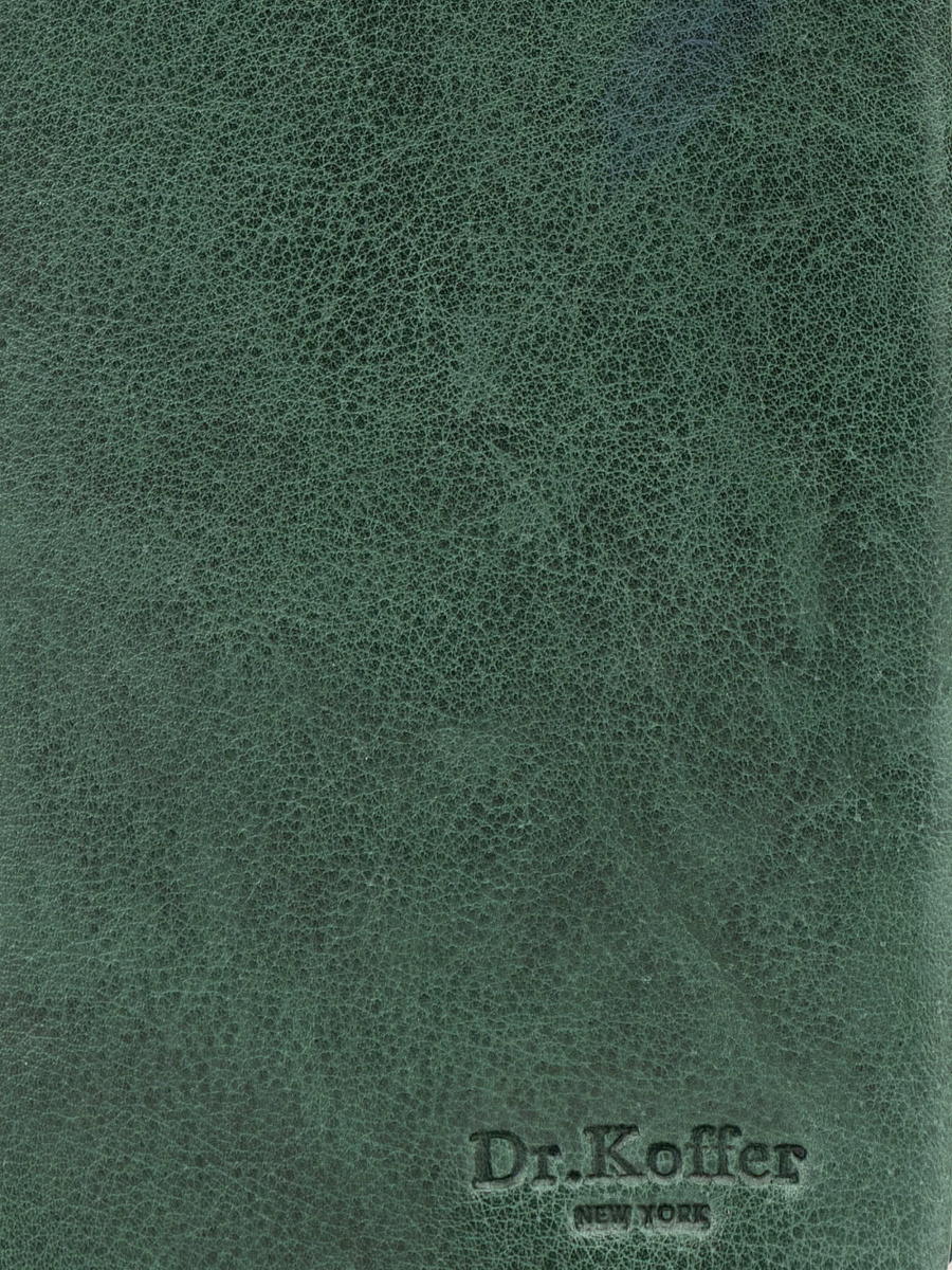 Кошелек Dr.Koffer из натуральной кожи зелёный
