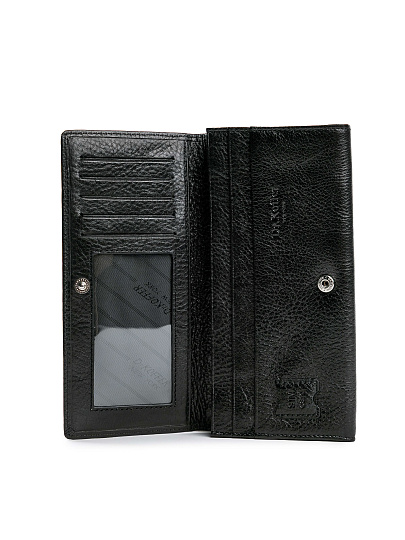 Кошелек Dr.Koffer из натуральной кожи черный