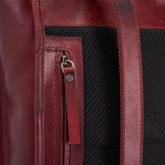 Рюкзак Dr.Koffer из натуральной кожи бордовый