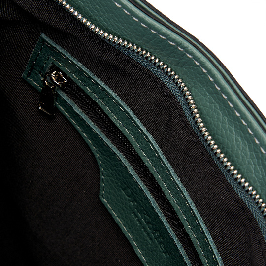 Женская сумка Dr. Koffer из натуральной кожи зеленая