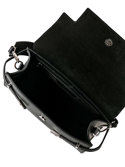 Женская сумка Dr. Koffer из натуральной кожи черная