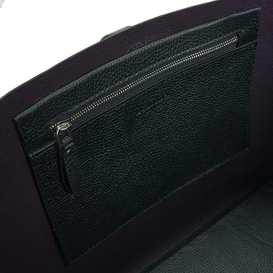 Женская сумка Dr. Koffer из натуральной кожи черная