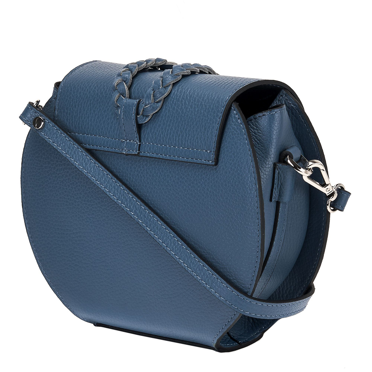 Женская сумка Dr. Koffer из натуральной кожи синяя