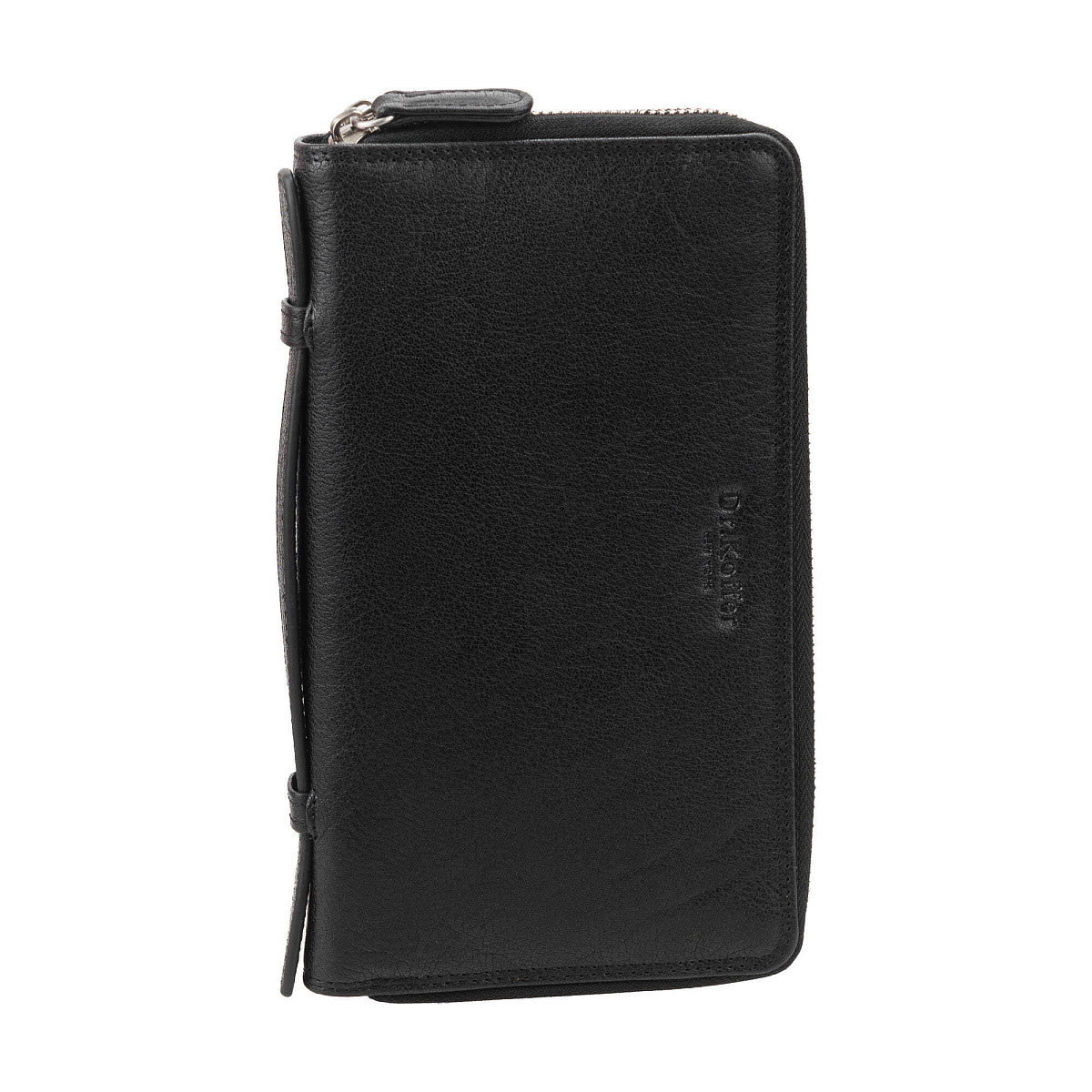 Портмоне Dr. Koffer из натуральной кожи черная