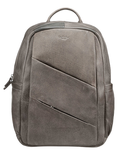 Рюкзак Dr. Koffer из натуральной кожи серый