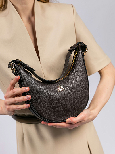 Женская сумка Dr. Koffer из натуральной кожи коричневая