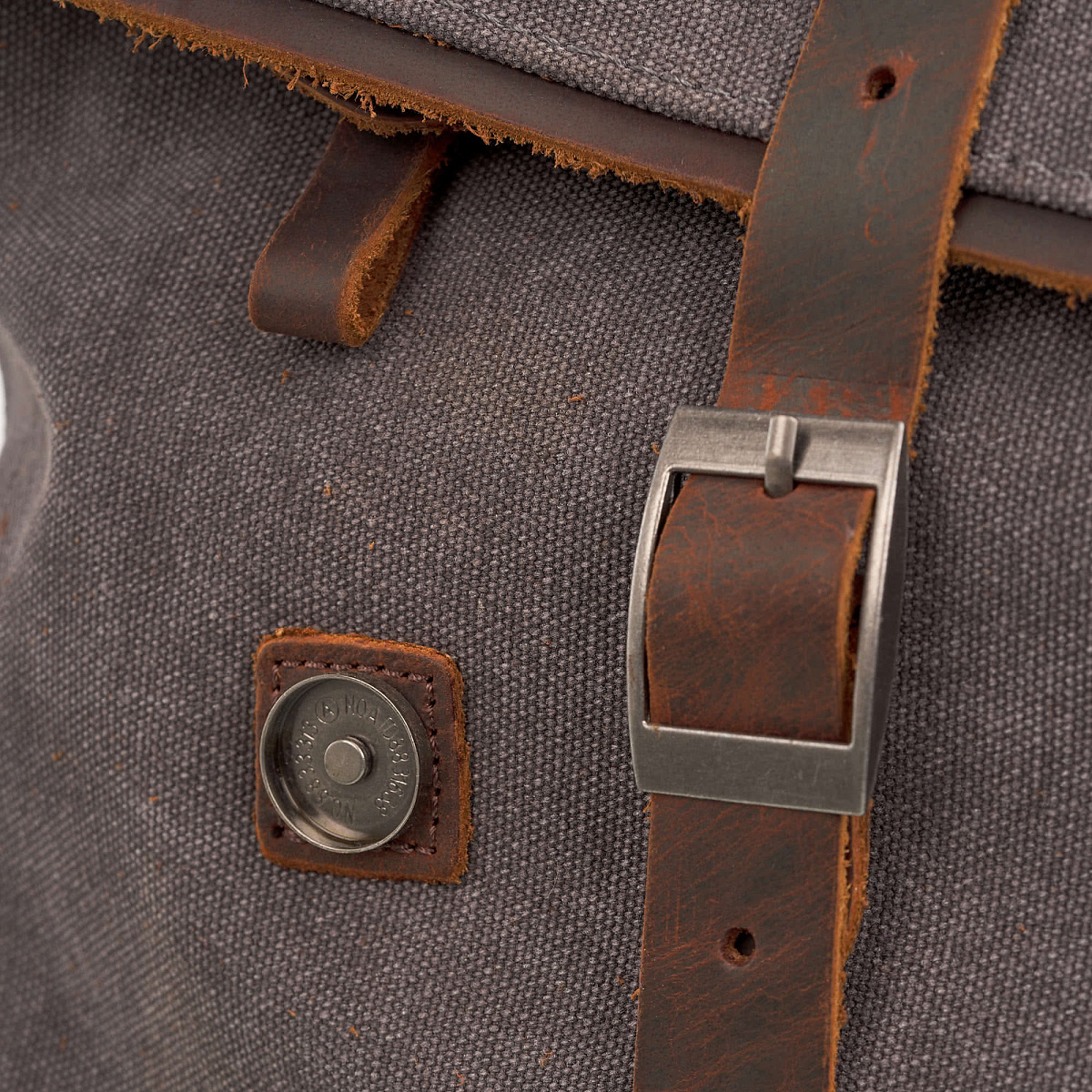 Сумка через плечо Dr.Koffer из канваса и натуральной кожи