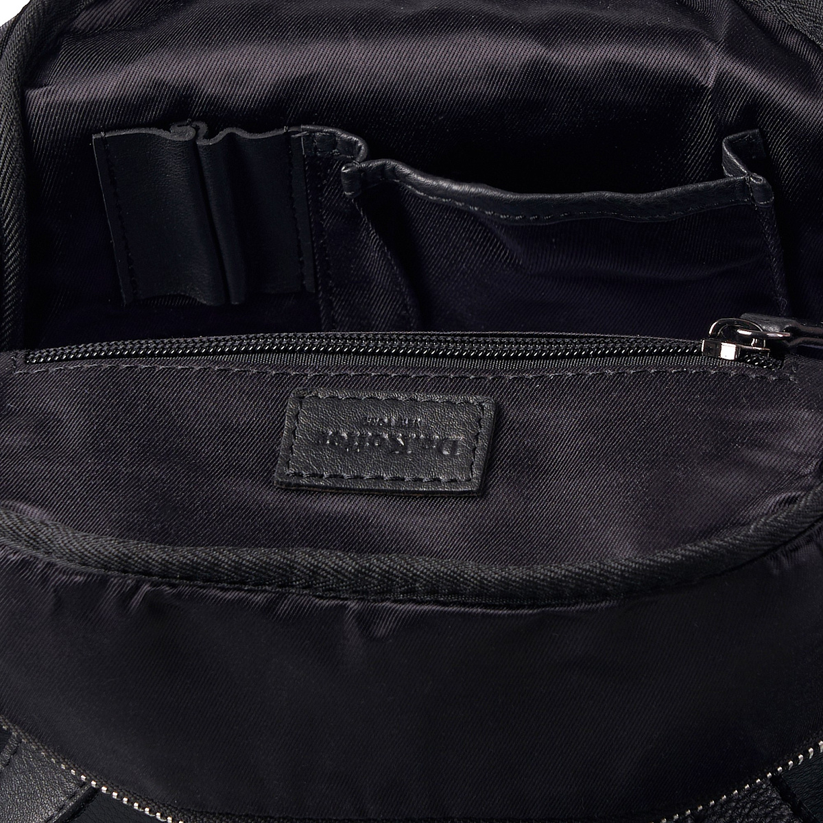 Рюкзак Dr.Koffer из натуральной кожи черный