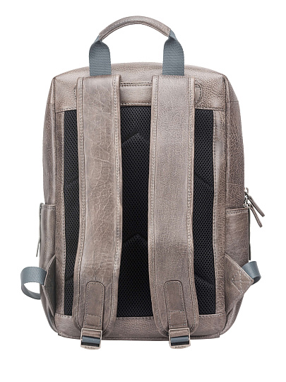 Рюкзак Dr. Koffer из натуральной кожи серый