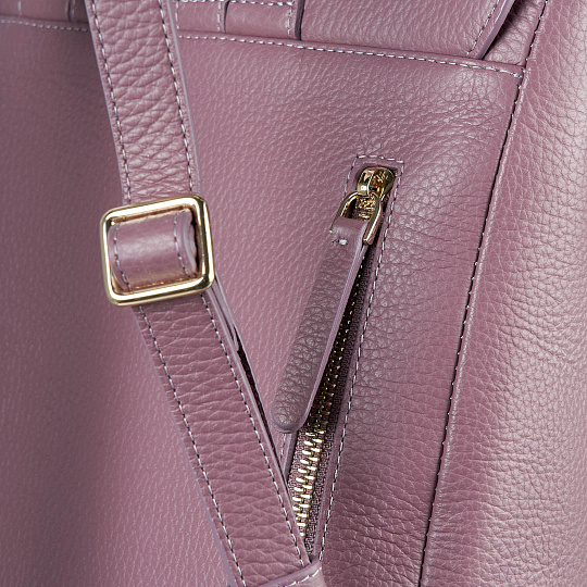 Рюкзак Dr. Koffer из натуральной кожи розовый