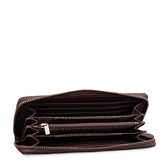 Портмоне Dr.Koffer из натуральной кожи коричневое