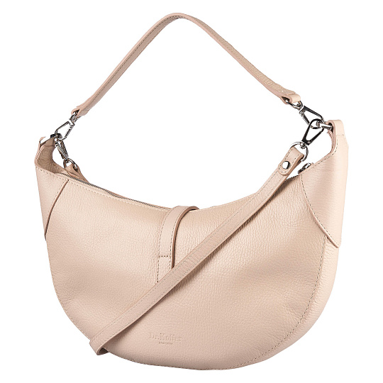 Женская сумка Dr. Koffer из натуральной кожи бежевая