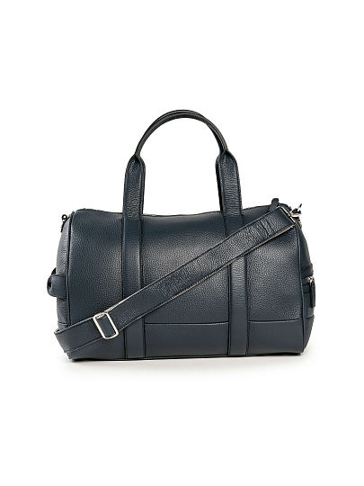 Дорожная сумка Dr. Koffer из натуральной кожи синяя