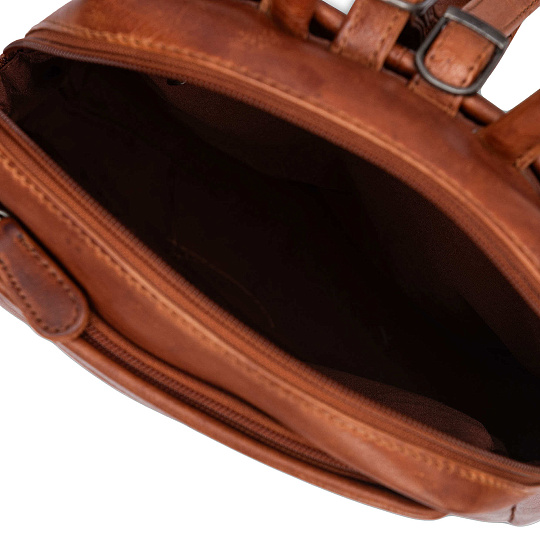 Рюкзак Dr.Koffer из натуральной кожи светло-коричневый