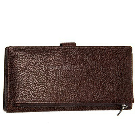 Портмоне Dr.Koffer из натуральной кожи коричневое