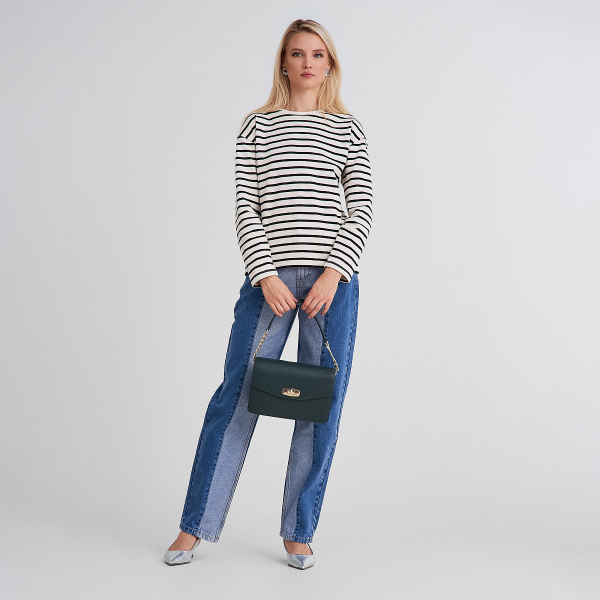 Женская сумка  Dr. Koffer из натуральной кожи зеленая