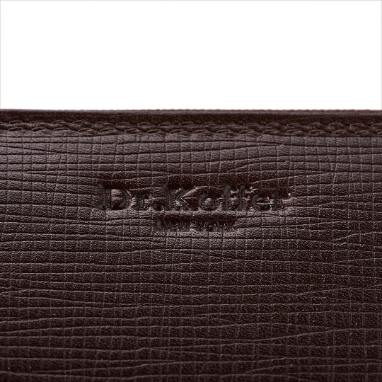 Портмоне Dr.Koffer из натуральной кожи коричневое