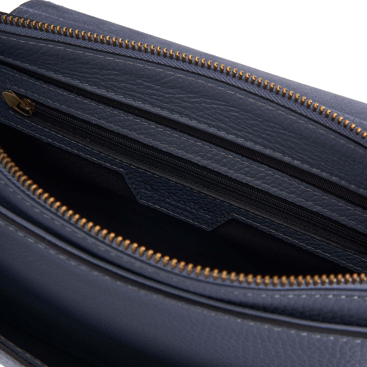 Женская сумка Dr. Koffer из натуральной кожи серая