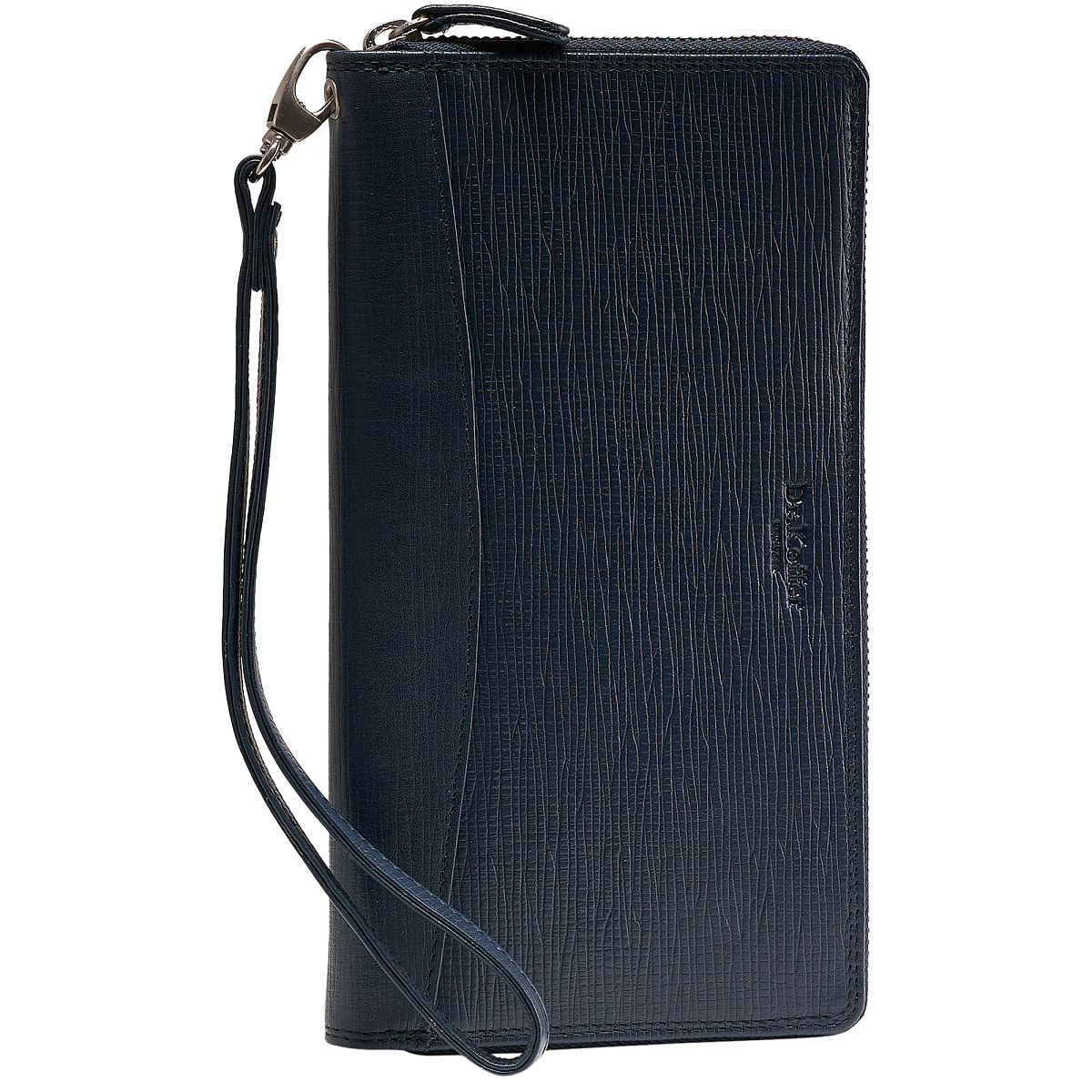 Портмоне Dr.Koffer из натуральной кожи синее