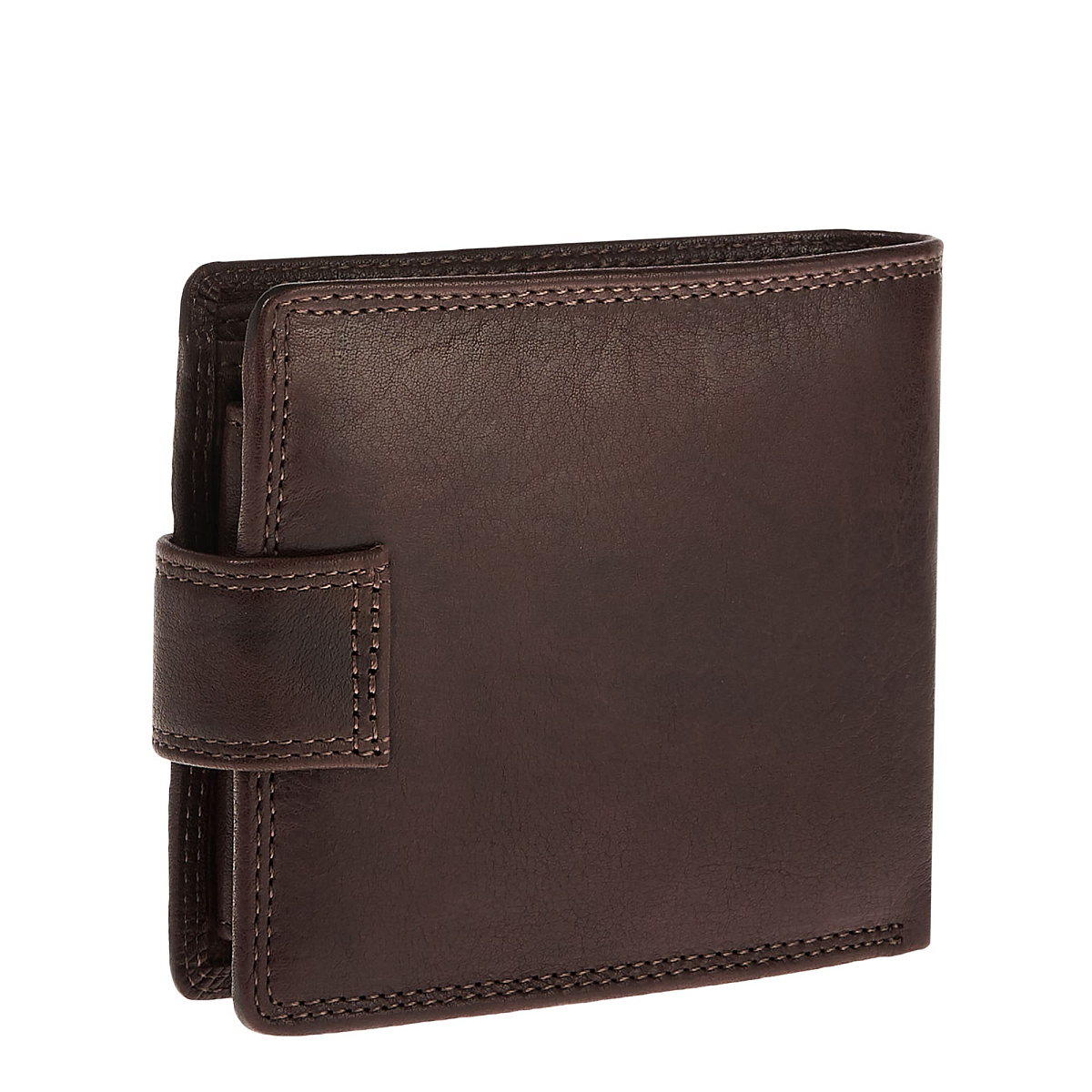 Портмоне Dr.Koffer из натуральной кожи коричневое