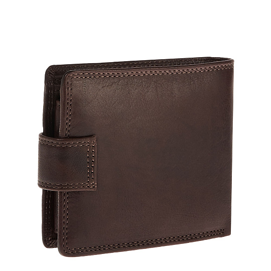 Портмоне Dr.Koffer из натуральной кожи коричневое