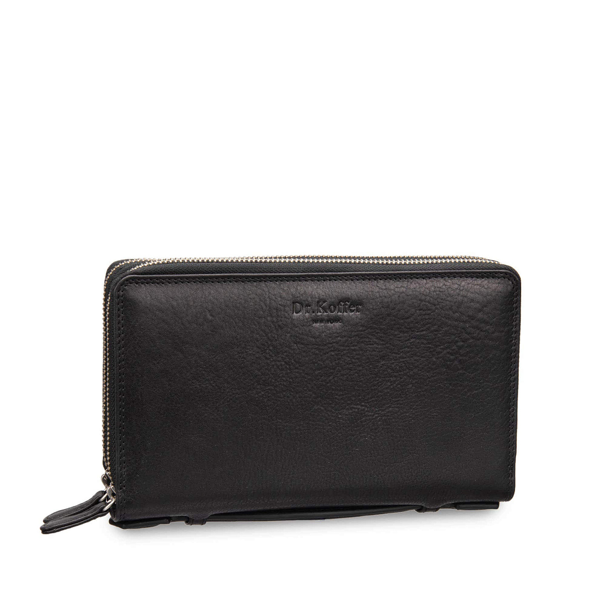 Портмоне Dr.Koffer из натуральной кожи черное
