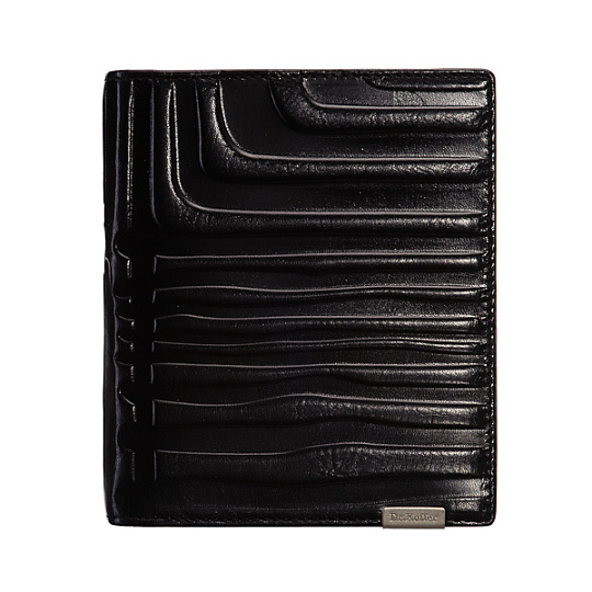 Визитница Dr.Koffer из натуральной кожи черная